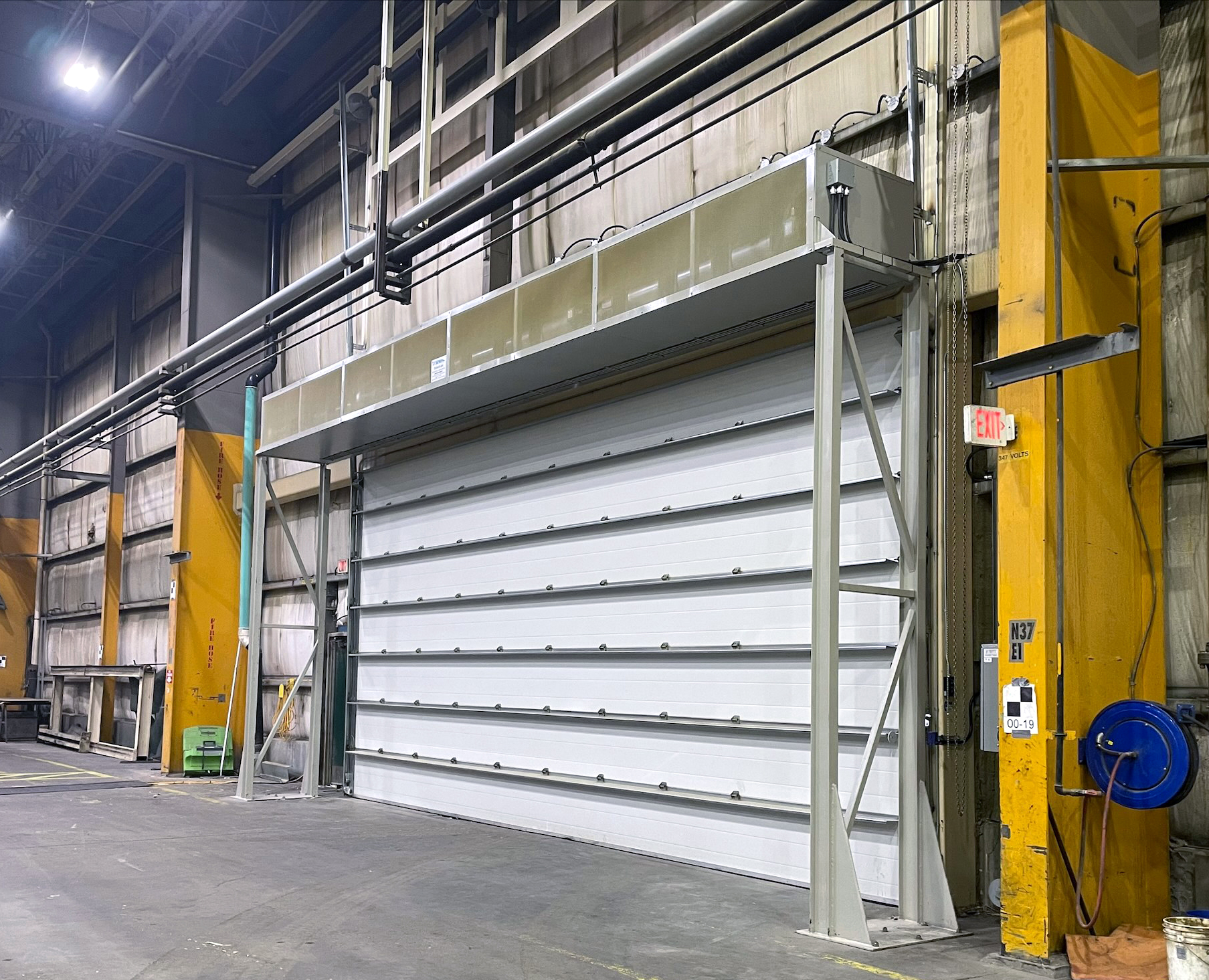 scope-of-install AES Air Curtain Installation